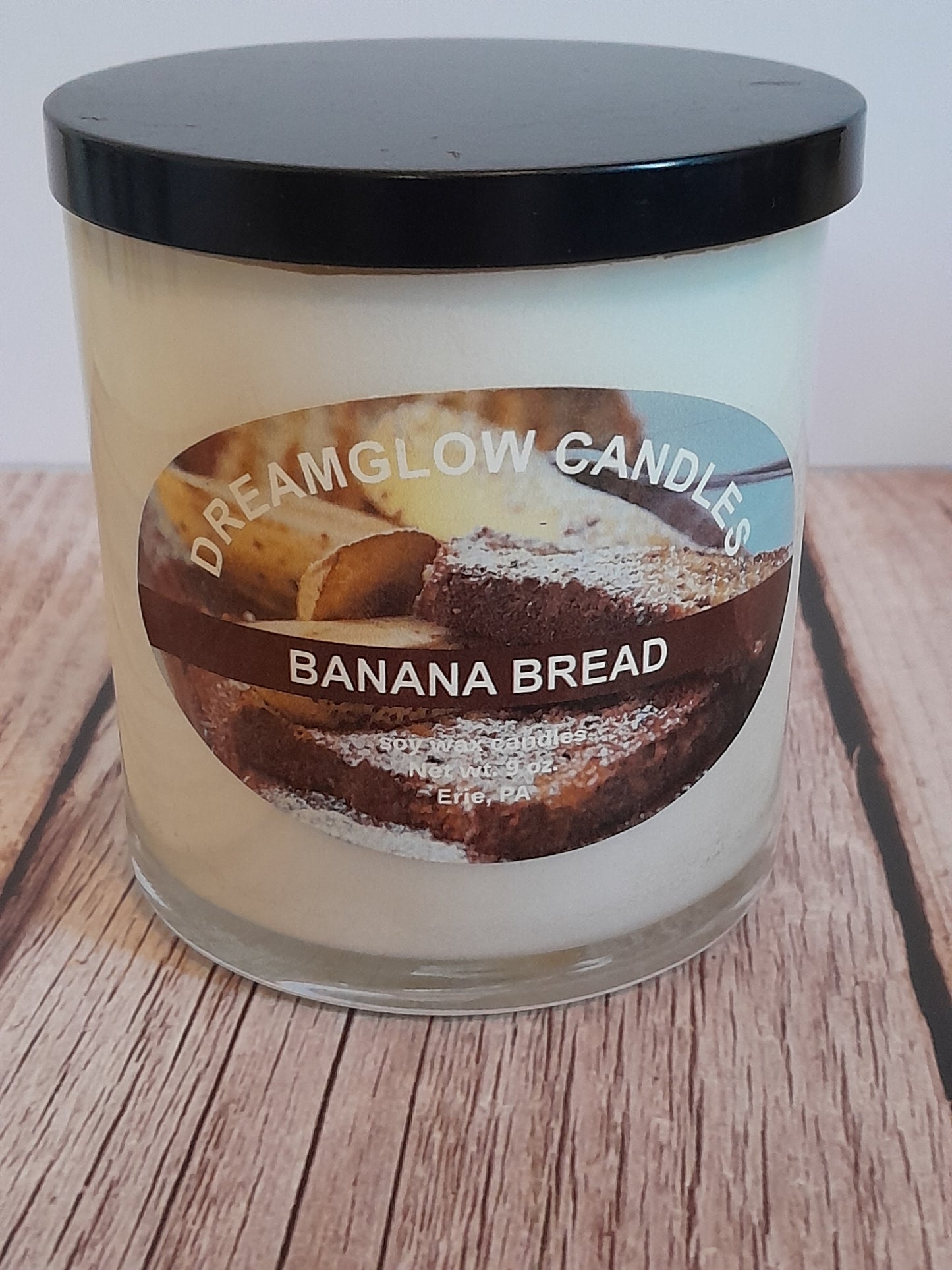 9oz. Banana Bread soy wax candle