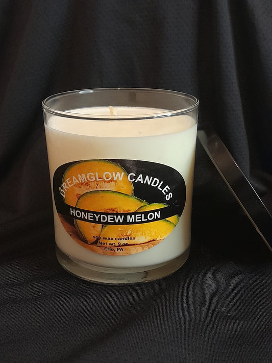 Honeydew Melon 9 oz. soy wax candle