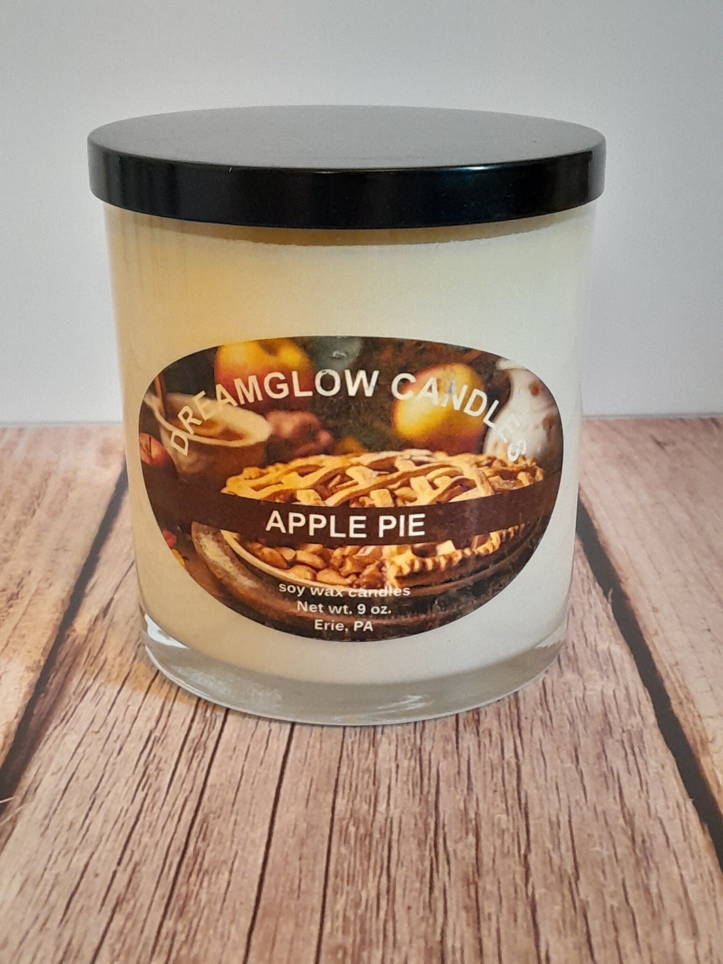 9 oz. Apple Pie soy wax candle