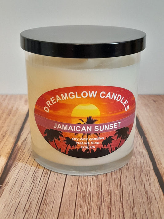 9oz. Jamaican Sunset soy wax candle