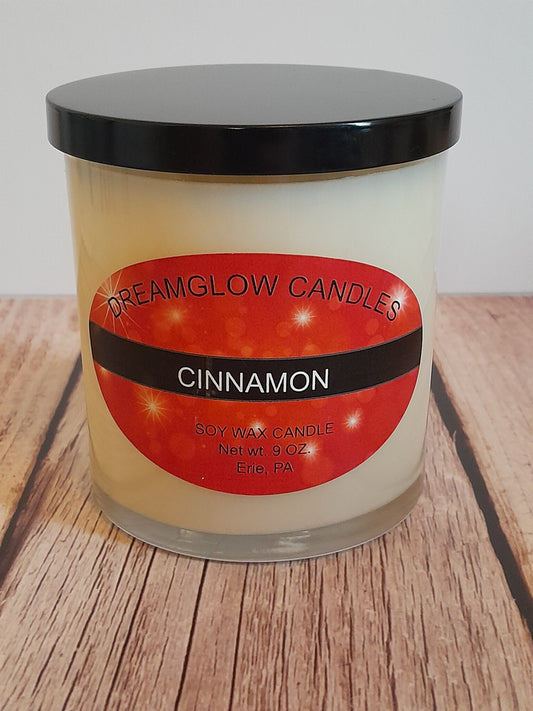 Cinnamon 9 0z. soy wax candle