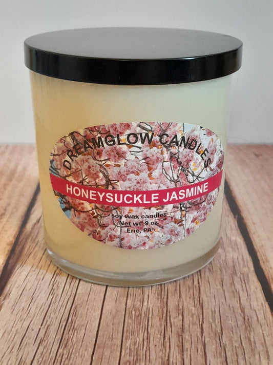 9oz. Honeysuckle Jasmine soy wax candle