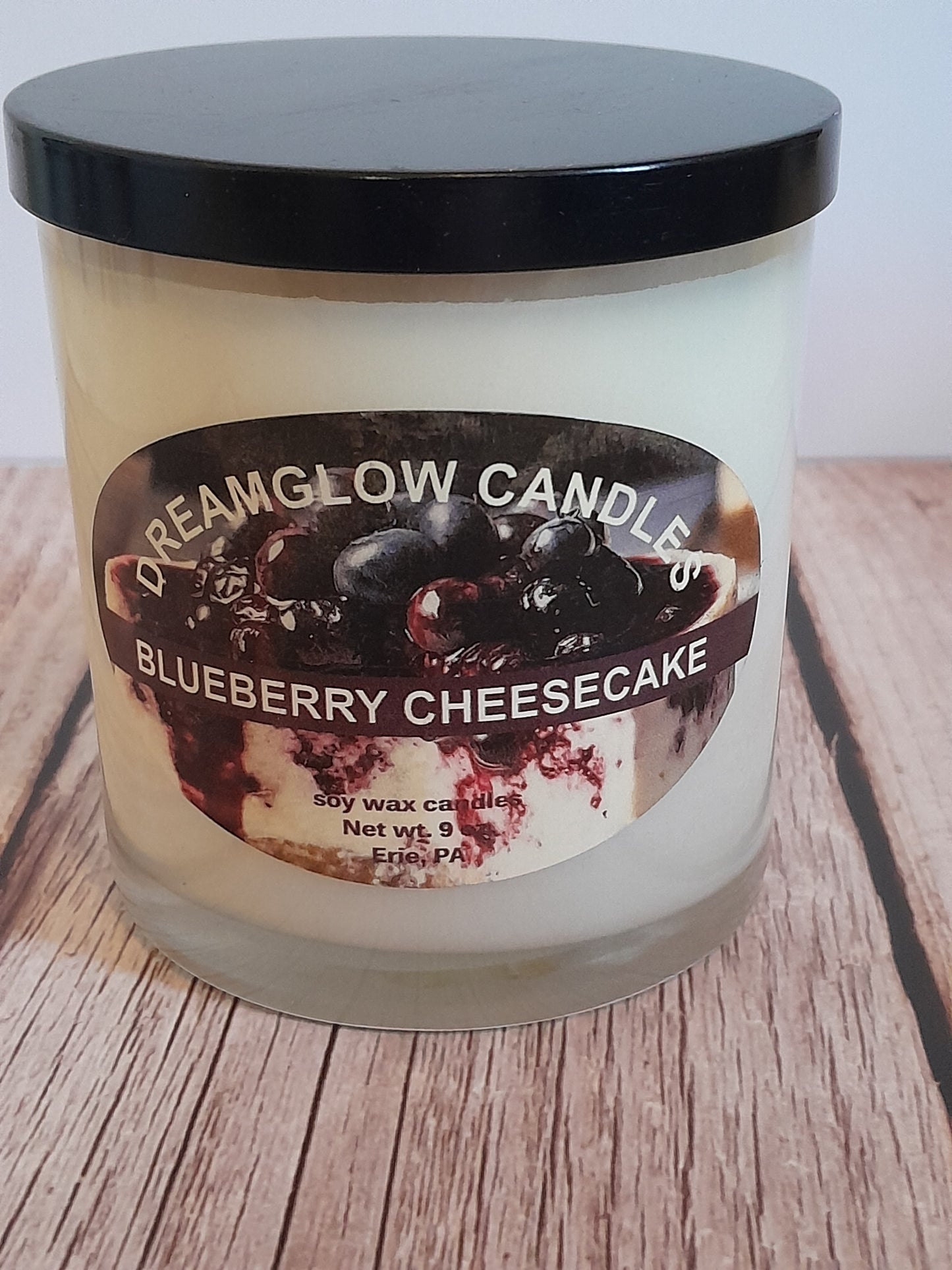9oz. Blueberry Cheesecake soy wax candle