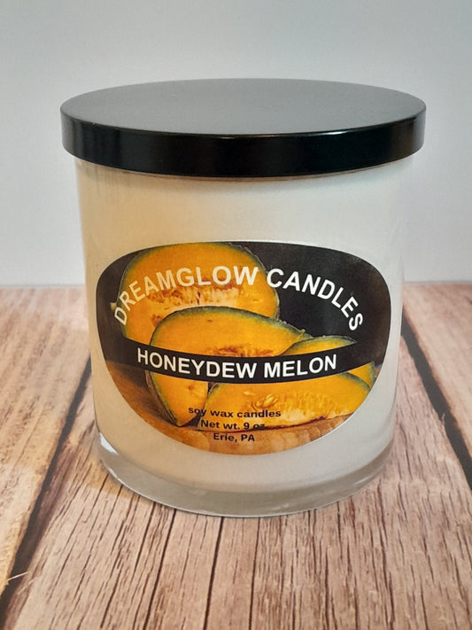 9oz. Honeydew Melon soy wax candle