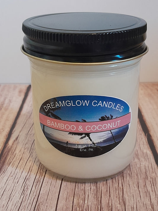 Bamboo and Coconut 5oz. soy wax candle