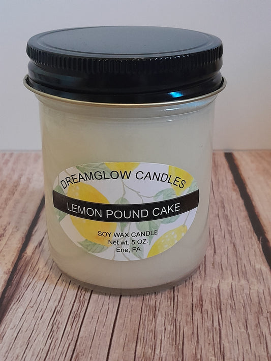 Lemon Pound Cake 5oz. soy wax candle