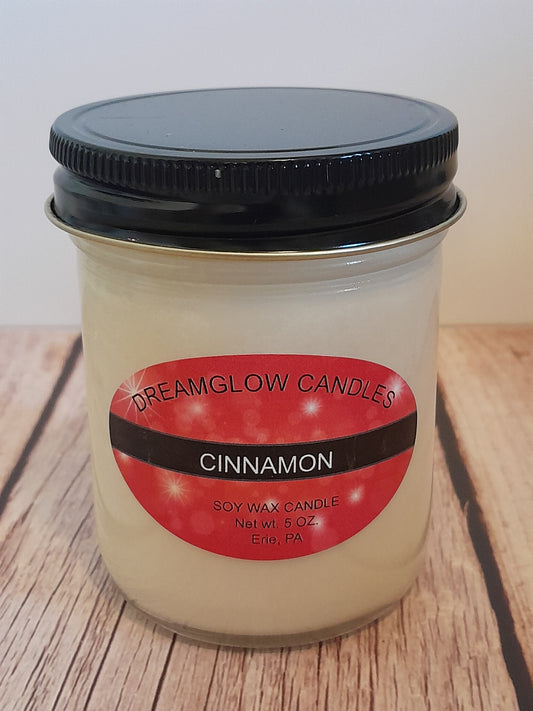 Cinnamon 5 0z. soy wax candle